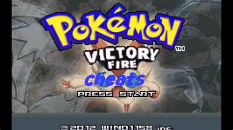 Pokemon Victory Fire Cheats .